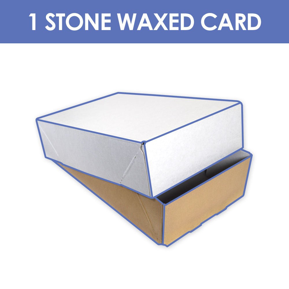 1 Stone Waxed Cardboard Box - JB Packaging