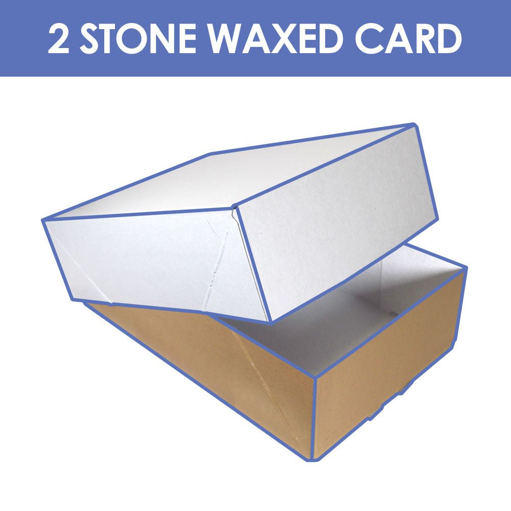 2 Stone Waxed Cardboard Box - JB Packaging